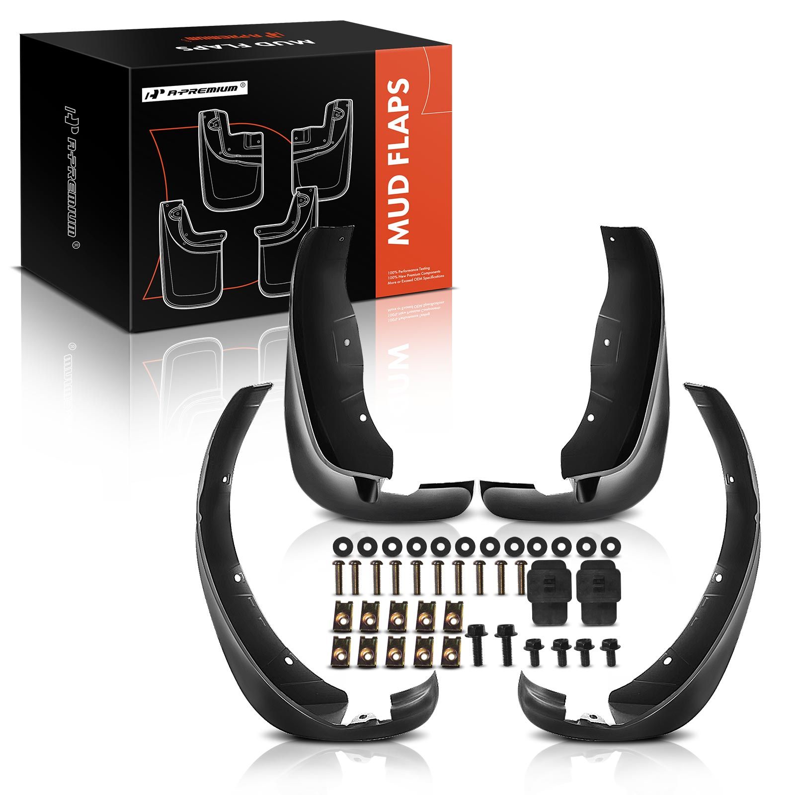 Aazon.co: X AUTOHAUX 1set Front And Rear Ud Flaps Splash Guards Ud