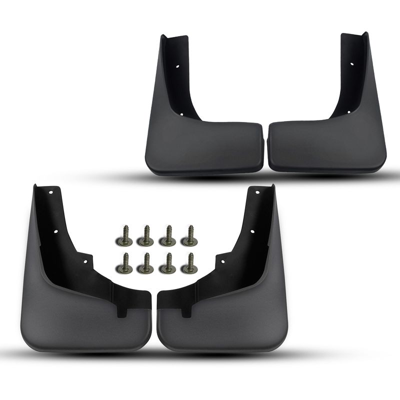 4 Pcs Front & Rear Mud Flaps Splash Guards for Mitsubishi Outlander 2006-2008