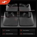 4 Pcs Front & Rear Mud Flaps Splash Guards for Toyota Tundra 2022-2023