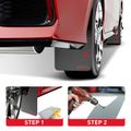 4 Pcs Front & Rear Splash Guards Mud Flaps for 2019 BMW Alpina B6 xDrive Gran Coupe