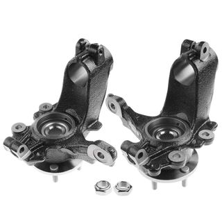2 Pcs Front Steering Knuckle Assembly for Ford Focus 2012-2018