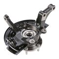 2 Pcs Front Steering Knuckle & Wheel Hub Bearing Assembly for 2005 Nissan Altima