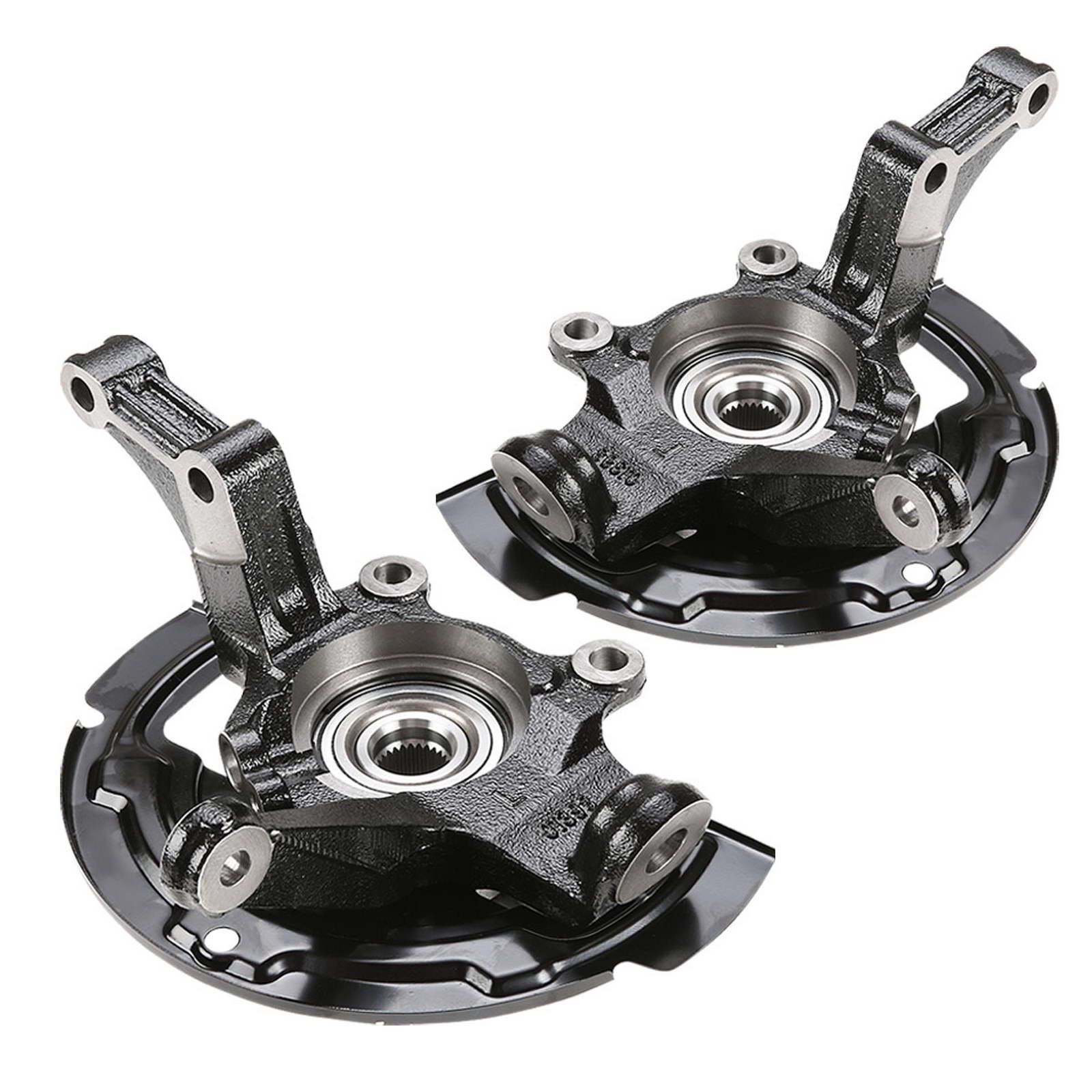 2 Pcs Front Steering Knuckle & Wheel Hub Bearing Assembly for 2005 Nissan Altima