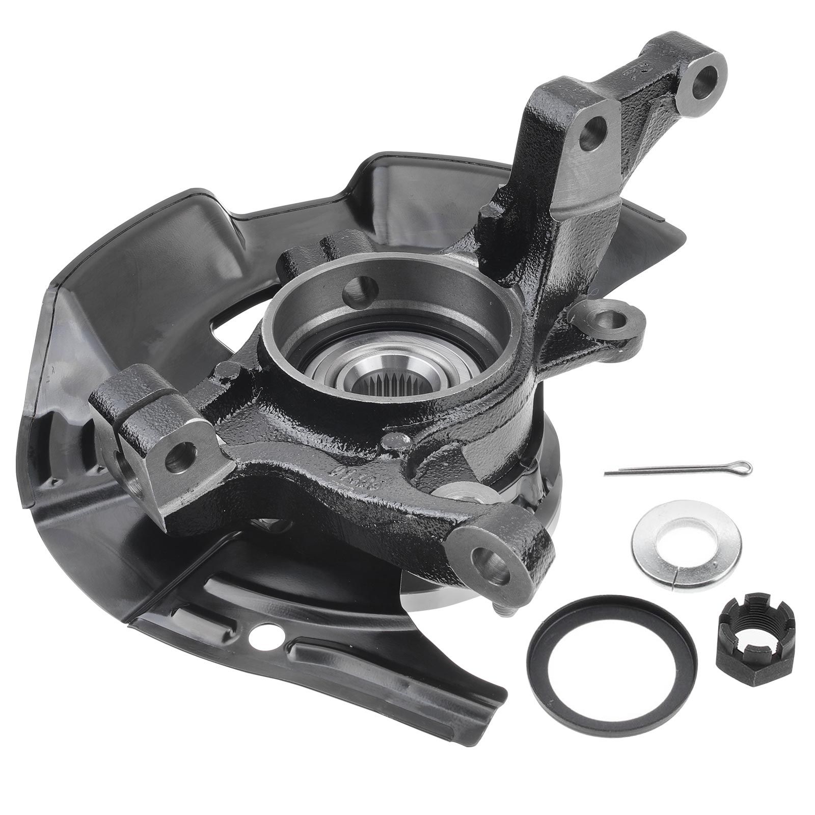 Front RH Steering Knuckle & Wheel Hub Bearing Assembly for 2012 Hyundai Sonata