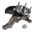 Front Driver Steering Knuckle & Wheel Hub Bearing Assembly for 2008 Mazda Tribute