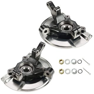 2 Pcs Front Steering Knuckle & Wheel Hub Bearing Assembly for Dodge Jeep Patriot