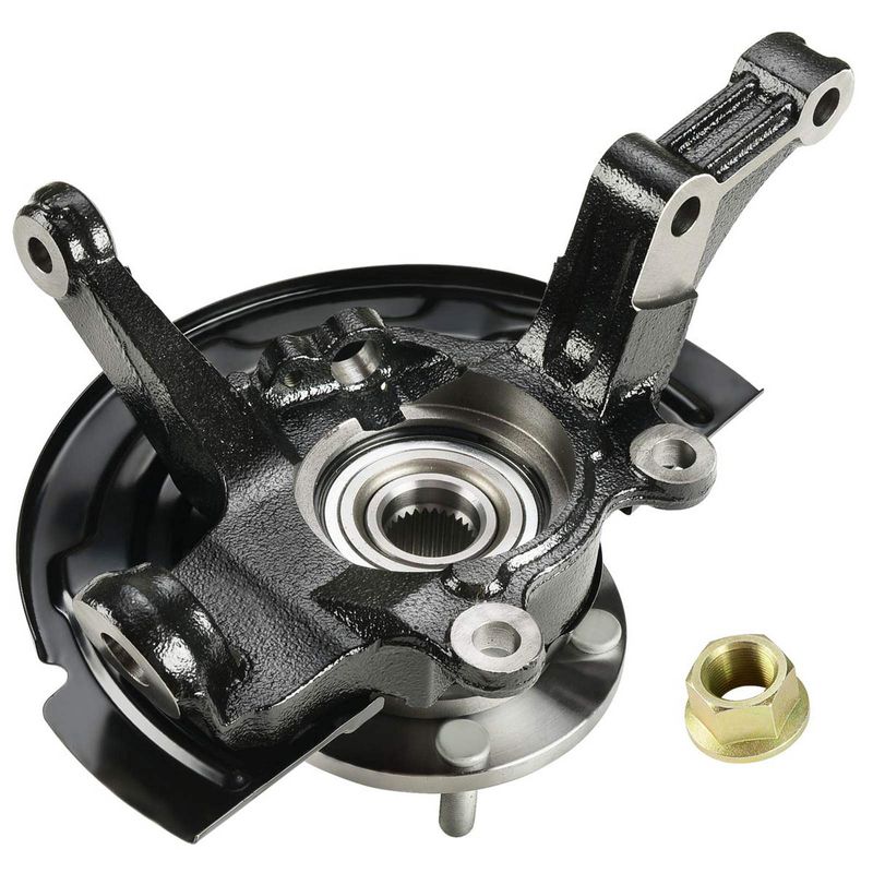 Front LH Steering Knuckle & Wheel Hub Bearing Assembly for 2003 Nissan Altima