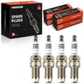 4 Pcs Iridium & Platinum Spark Plugs for Chevy Nova Chrysler Dodge Eagle Toyota