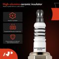 A-Premium 1979 Plymouth Sapporo 2.6L l4 Spark Plug uses high-alumina ceramic insulator