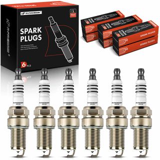 6 Pcs Iridium & Platinum Spark Plugs for Toyota Chrysler Dodge Hyundai Mitsubishi