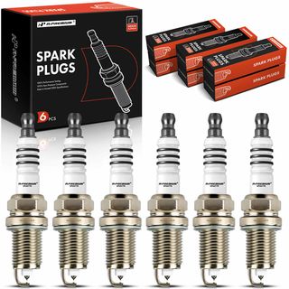 6 Pcs Iridium & Platinum Spark Plugs for Honda Accord Odyssey Mazda MX-6 Acura