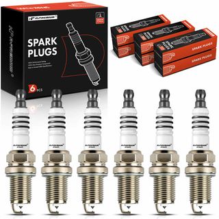 6 Pcs Iridium & Platinum Spark Plugs for Porsche 911 03-06 Boxster 05-08 Cayman