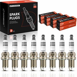 8 Pcs Iridium & Platinum Spark Plugs for Porsche Cayenne 03-06 Audi RS5 RS6 R8