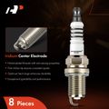 8 Pcs Iridium & Platinum Spark Plugs for 2005 Porsche Cayenne 4.5L V8