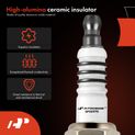 4 Pcs Iridium & Platinum Spark Plugs for Toyota Camry Celica Corolla RAV4