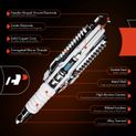 6 Pcs Iridium & Platinum Spark Plugs for Toyota Camry Highlander Sienna Solara