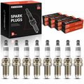 8 Pcs Iridium & Platinum Spark Plugs for 2000 Dodge Ram 3500 Van