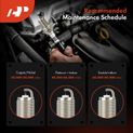 6 Pcs Iridium & Platinum Spark Plugs for Chevy Malibu 2002-2006 Silverado 1500
