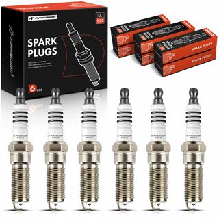 6 Pcs Iridium & Platinum Spark Plugs for Chevrolet Silverado 1500 GMC Sierra Ford