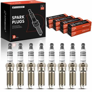 8 Pcs Iridium & Platinum Spark Plugs for Chevrolet Silverado 1500 Camaro GMC