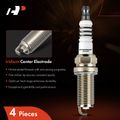 Benefits of iridium center electrode in A-Premium Spark Plug for 2010 Kia Forte 2.0L l4