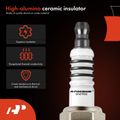 A-Premium 2003-2004 Ford E-350 Club Wagon Spark Plug uses high-alumina ceramic insulator