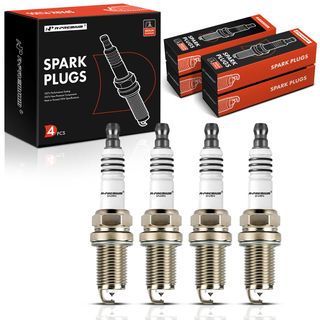 4 Pcs Iridium & Platinum Spark Plugs for Honda Civic Saab 9-3 9-5 Nissan Peugeot