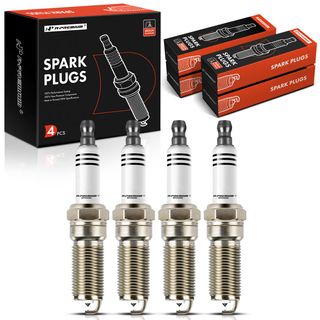 4 Pcs Iridium & Platinum Spark Plugs for Saab 9-3 2004-2011 Mercedes-Benz L4 2.0L