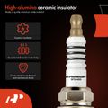 A-Premium 2001 2003 Volkswagen Beetle Spark Plug uses high-alumina ceramic insulator