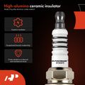 4 Pcs Iridium & Platinum Spark Plugs for 2008 Jeep Compass 2.4L l4