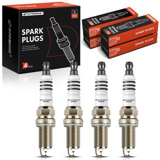 4 Pcs Iridium & Platinum Spark Plugs for Honda Civic 1988-1991 Saab 9-3 1999-2003