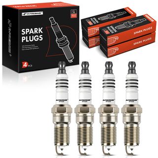 4 Pcs Iridium & Platinum Spark Plugs for Chevrolet Malibu Ford Mazda Oldsmobile