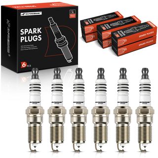 6 Pcs Iridium & Platinum Spark Plugs for Chevrolet Silverado 1500 Ford Explorer