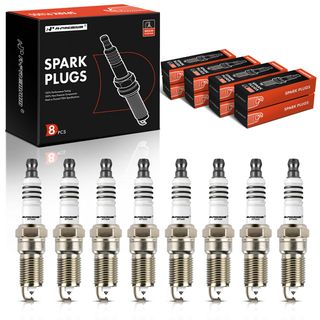 8 Pcs Iridium & Platinum Spark Plugs for Ford F-150 Chevrolet Silverado 3500 GMC