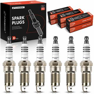 6 Pcs Iridium & Platinum Spark Plugs for Ford F-150 Mustang Mazda B4000 Lincoln