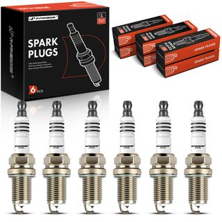 6 Pcs Iridium & Platinum Spark Plugs for Chevrolet Tracker Suzuki Grand Vitara