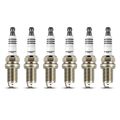 6 Pcs Iridium & Platinum Spark Plugs for 2004 Chevrolet Tracker 2.5L V6