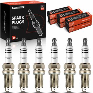 6 Pcs Iridium & Platinum Spark Plugs for VW Touareg Eos Audi A3 TT Quattro