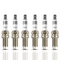 6 Pcs Iridium & Platinum Spark Plugs for 2004 Volkswagen R32 3.2L V6