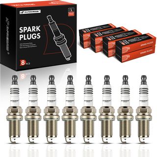 8 Pcs Iridium & Platinum Spark Plugs for Land Rover Range Rover Jaguar S-Type XF