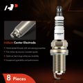 Benefits of iridium center electrode in A-Premium Spark Plug for 2000 Jaguar XKR 4.0L V8