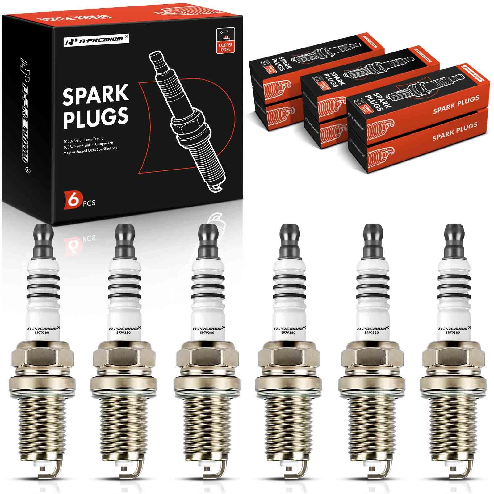 6 Pcs Nickel Spark Plugs for MercedesBenz C240 C280 C320 Cadillac
