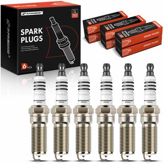 6 Pcs Iridium & Platinum Spark Plugs for Cadillac CTS 2014 XTS 2014-2015 3.6L