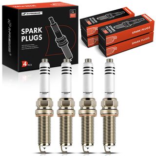 4 Pcs Iridium & Platinum Spark Plugs for Mercedes-Benz C300 C350e INFINITI Q50