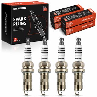 4 Pcs Iridium & Platinum Spark Plugs for Jeep Cherokee 19-20 Wrangler 18-20 2.0L