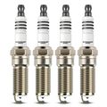 4 Pcs Iridium & Platinum Spark Plugs for 2013 Land Rover LR2 2.0L l4