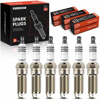 6 Pcs Iridium & Platinum Spark Plugs for Ford Expedition Buick Cadillac Lincoln