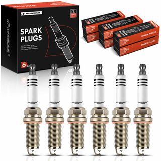 6 Pcs Iridium & Platinum Spark Plugs for Land Rover Discovery Range Rover Jaguar