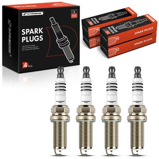 4 Pcs Iridium & Platinum Spark Plugs for Kia Soul 10-11 Mercedes-Benz C250 1.8L