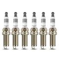 6 Pcs Iridium & Platinum Spark Plugs for Honda Accord Chrysler Dodge Hyundai Ram